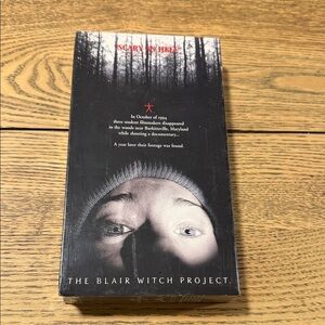 The Blair Witch Project (VHS, 1999) New Factory Sealed w/ Watermark 90’s Horror